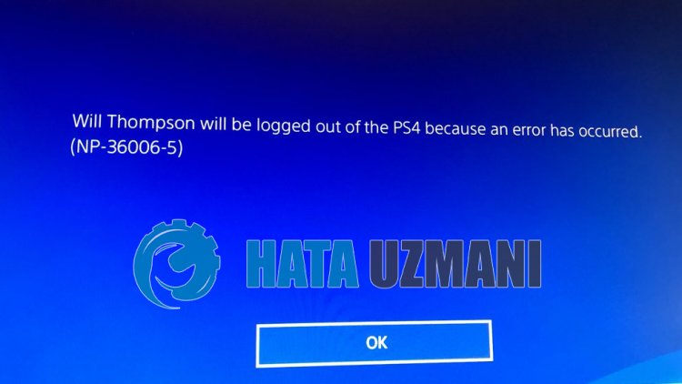 PlayStation 4 错误代码 NP-36006-5